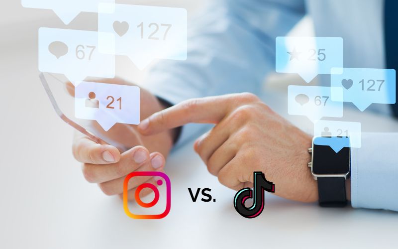 Diferencias entre instagram y tiktok